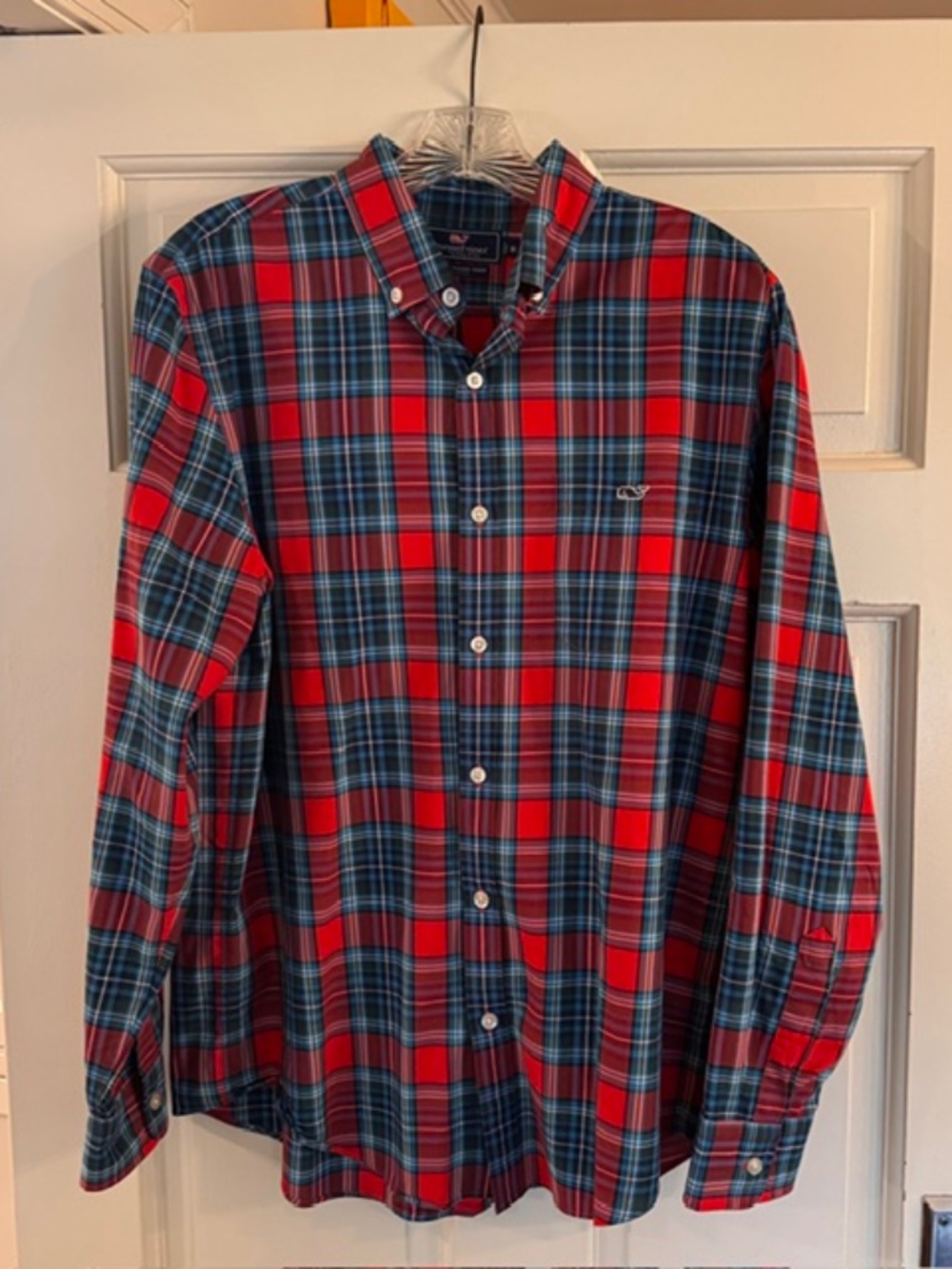Vineyard Vines Slim Fit Tucker Holiday Button Down, M